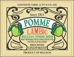 Lindemans Apple Lambic (Belgium) 750ml