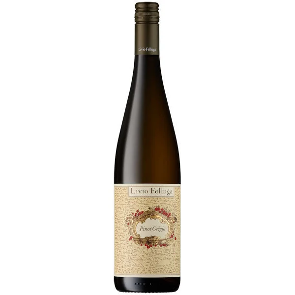 12 Bottle Case Livio Felluga Pinot Grigio DOC 2023 w/ Shipping Included