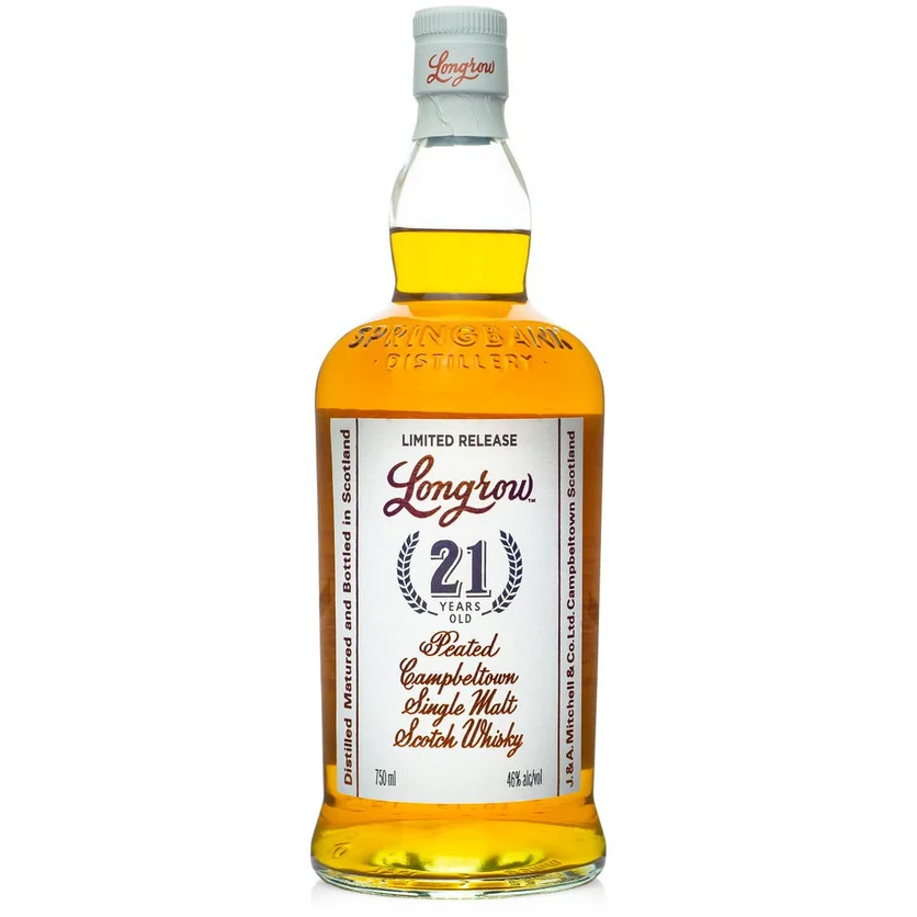 Longrow 21 Year Old Campbelton Single Malt Scotch Whiskey 750ml