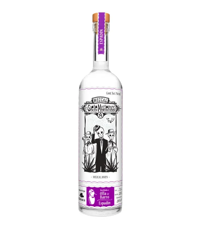 Los Siete Misterios Espadin Olla de Barro Mezcal 750mL