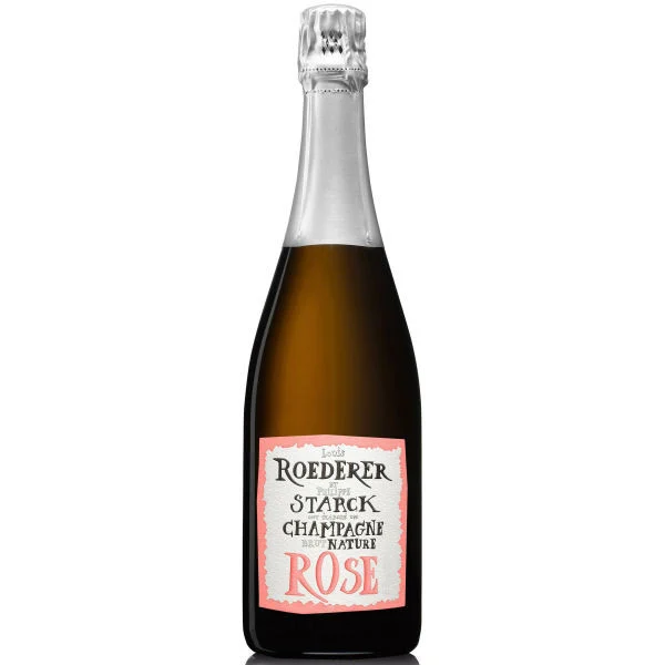 Louis Roederer et Philippe Starck Nature Brut Rose 2015 Rated 94WA