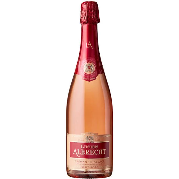 Lucien Albrecht Cremant d'Alsace Brut Rose NV Rated 90WE