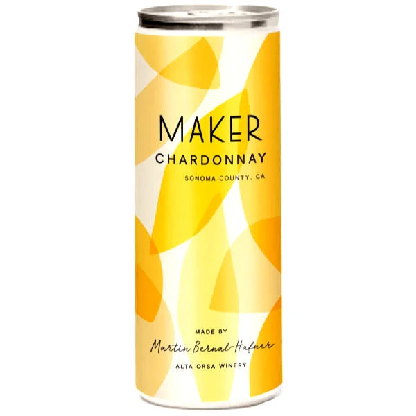 Maker by Alta Orsa Winery Sonoma Chardonnay 250ml Can