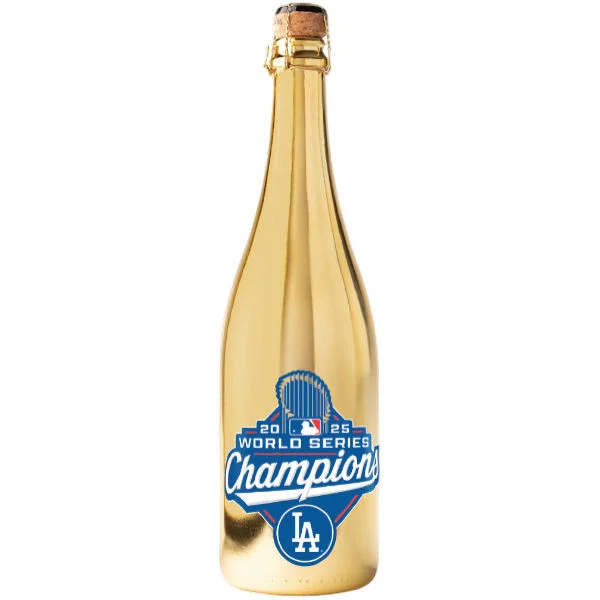 Mano's LA Dodgers World Series Championship 2025 Gold Bottle Bubbly NV