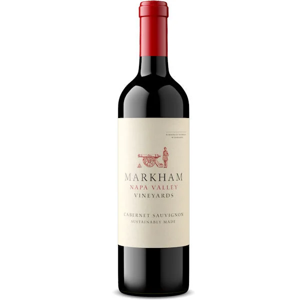 12 Bottle Case Markham Napa Cabernet 2021 Rated 91JS w/ Shipping Included