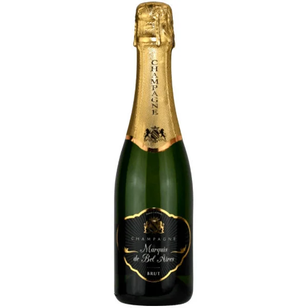 6 Bottle Case Marquis de Bel Aires Brut Champagne NV 375ml w/ Shipping Included
