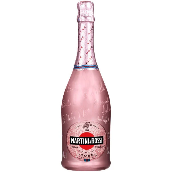 12 Bottle Case Martini & Rossi Sparkling Rose NV 750ml (Italy) w/ Shipping Included