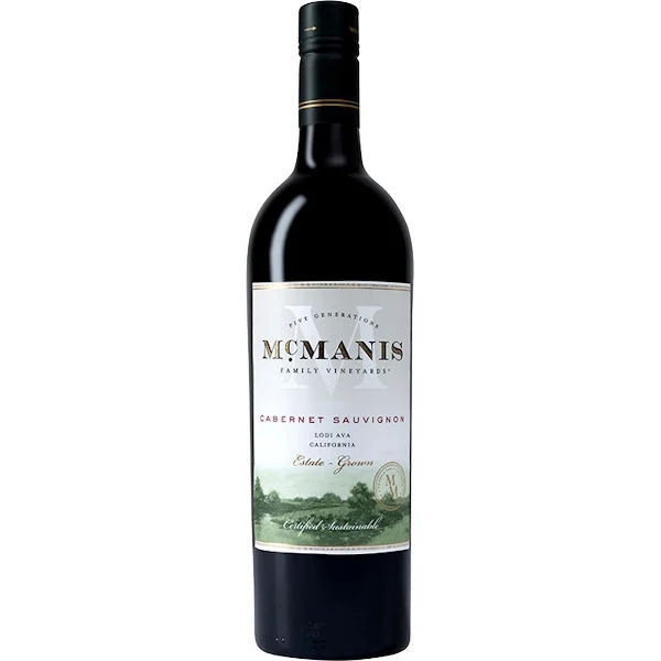 6 bottle Case McManis Family Lodi Cabernet 2024 w/ Shipping Included