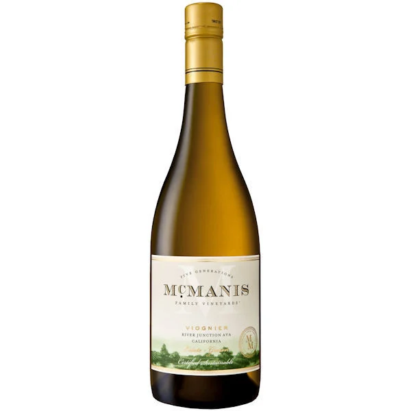 6 bottle Case McManis Family River Junction California Viognier 2024 w/ Shipping Included