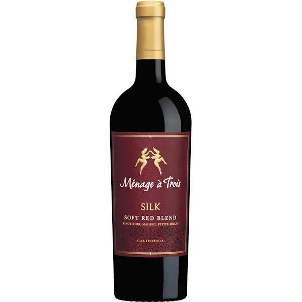 12 Bottle Case Menage a Trois SILK California Red Blend w/ Shipping Included
