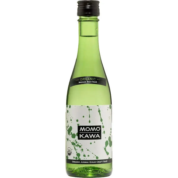 Momokawa Organic Junmai Ginjo Sake 300ml Half Bottle Rated 91BTI BEST BUY