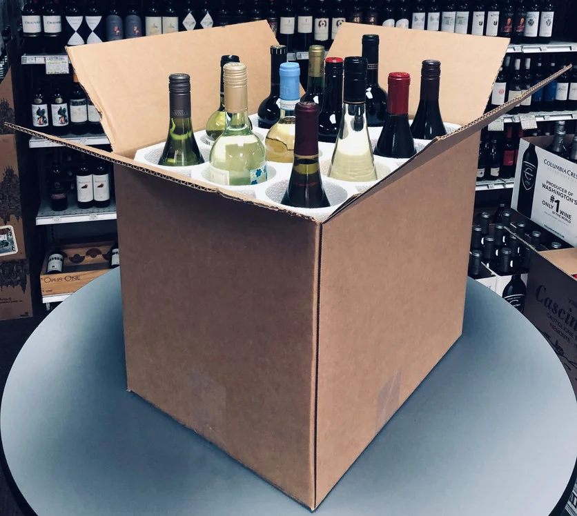 12 Bottle Mystery Wine Case #218 - 6 Reds/6 Whites