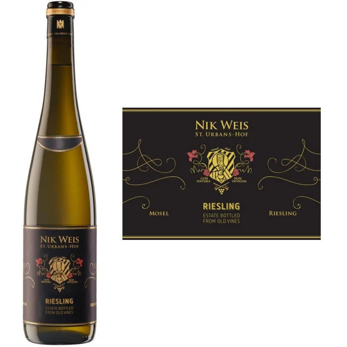 Nik Weis St. Urbans-Hof Estate Old Vines Riesling QbA 2023 (Germany) Rated 90WS