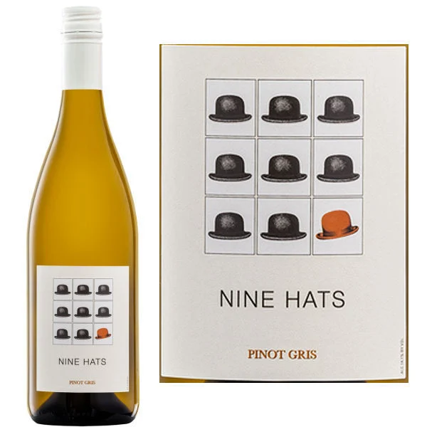 12 Bottle Case Nine Hats Columbia Valley Pinot Gris Washington 2018 w/ Shipping Included