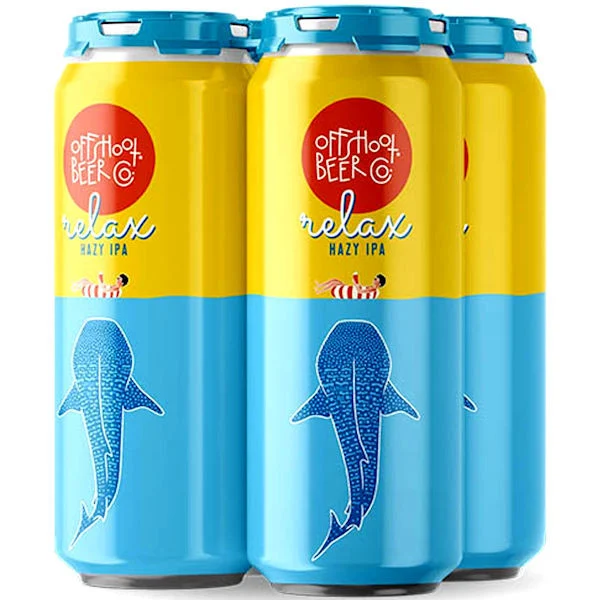 Offshoot Beer Co. Relax Hazy IPA 16oz 4 Pack Cans
