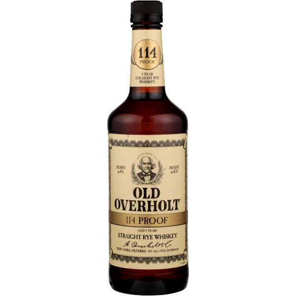Old Overholt 4 Year Old 114 Proof Straight Rye Whiskey 750ml