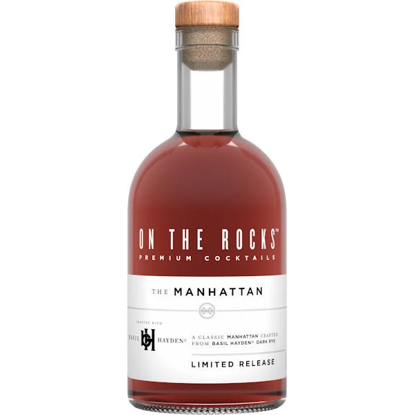 On The Rocks Basil Hayden The Manhattan Ready-To-Drink Cocktail 375ml