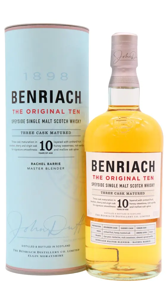 Benriach - 10 year old The Original Ten Speyside Single Malt Scotch Whisky 70cl 43% ABV