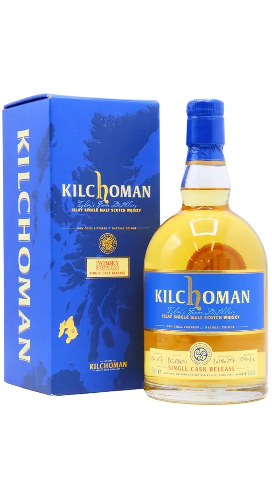 Kilchoman - 3 year old The Whisky Show 2010 Single Cask #154 2007 Whisky 70cl 61.4% ABV