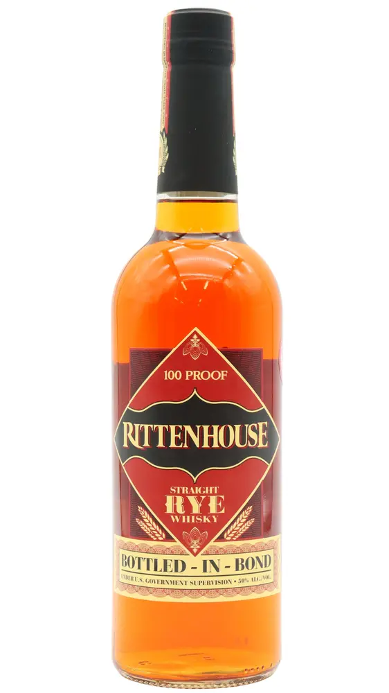 Heaven Hill - Rittenhouse Rye 100 Proof Bottled In Bond Whiskey 70cl 50% ABV