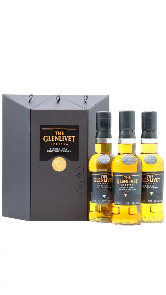 Glenlivet - Spectra Single Malt Scotch Whisky 20cl x 3 40% ABV Gift Pack