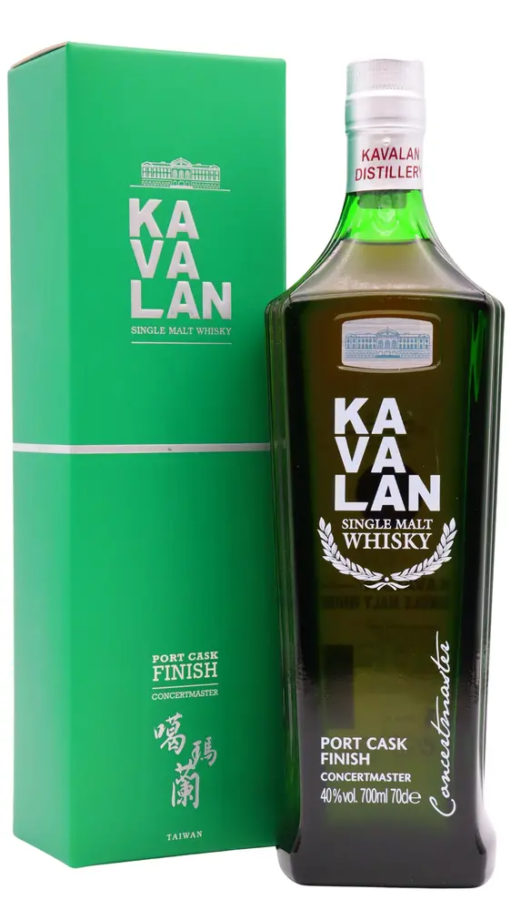 Kavalan - Concertmaster Port Cask Finish Single Malt Taiwanese Whisky 70cl 40% ABV