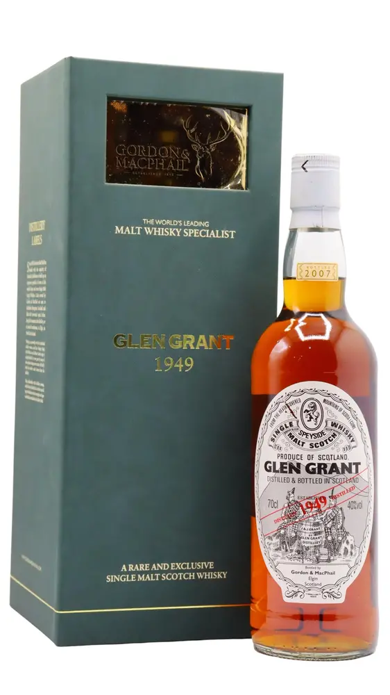 Glen Grant - 58 year old Gordon & MacPhail Speyside Single Malt Scotch 1949 Whisky 70cl 40% ABV