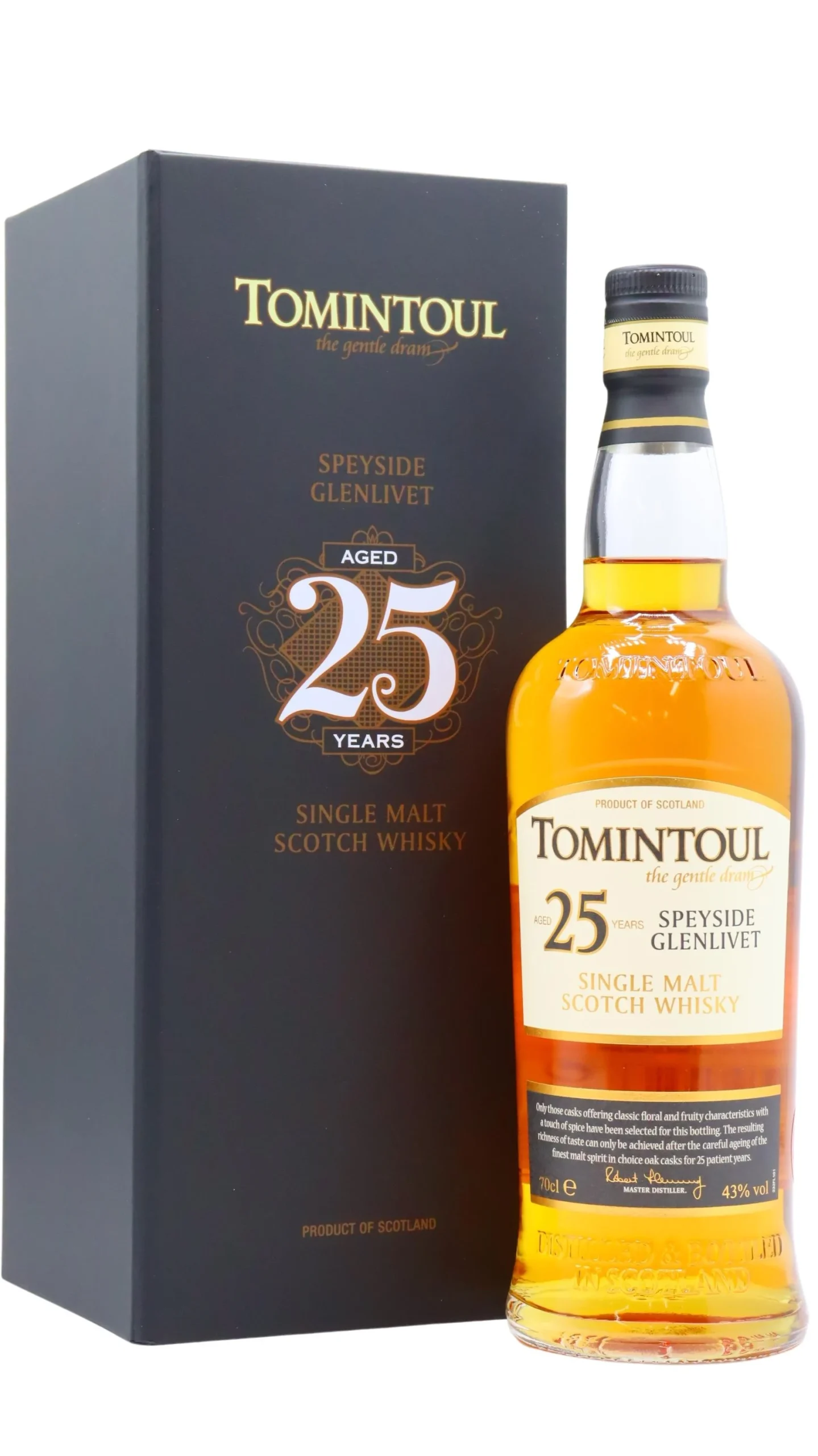 Tomintoul - 25 year old Speyside Single Malt Scotch Whisky 70cl 43% ABV