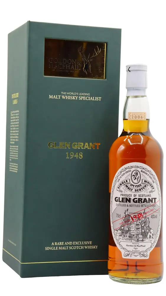Glen Grant - 58 year old Gordon & MacPhail Speyside Single Malt Scotch 1948 Whisky 70cl 40% ABV