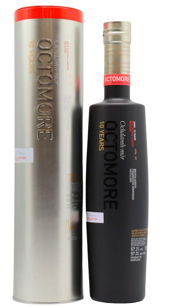 Octomore - 10 year old 2nd Release Islay Single Malt Whisky 70cl 57.3% ABV