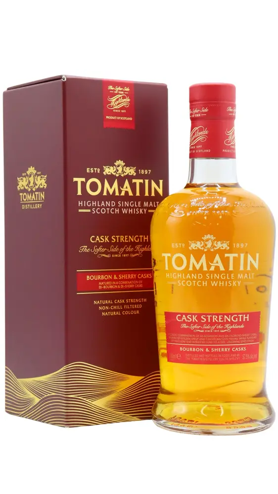Tomatin - Cask Strength Highland Single Malt Scotch Whisky 70cl 57.5% ABV