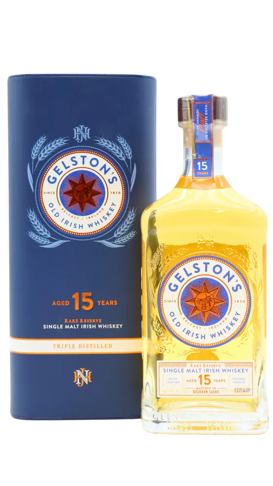 Samuel Gelston's - 15 year old Single Cask Irish Whiskey 70cl 43% ABV