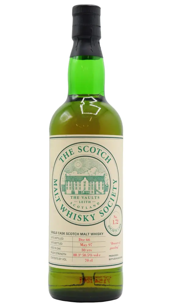 Glenfarclas - 30 year old SMWS Society Cask No. 1.72 1966 Whisky 70cl 50.5% ABV