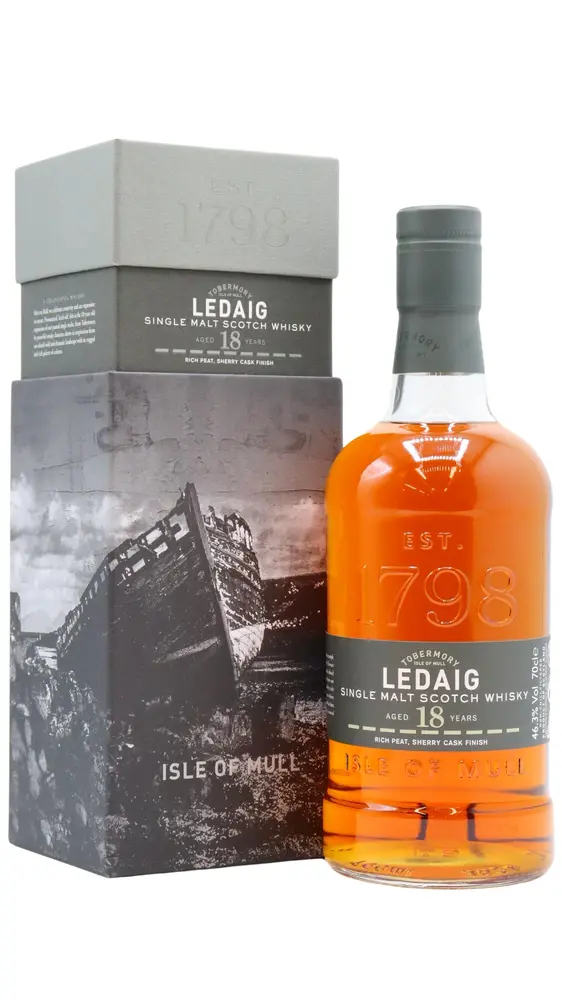 Ledaig - 18 year old Single Malt Scotch Whisky 70cl 46.3% ABV