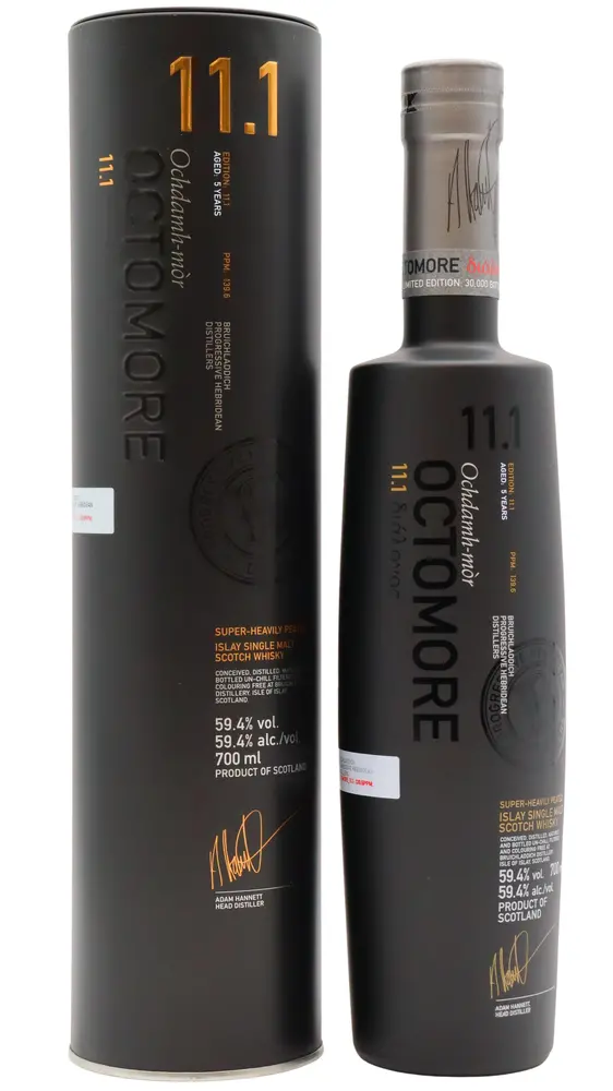 Octomore - 5 year old 11.1 Scottish Barley Islay Single Malt 2014 Whisky 70cl 59.4% ABV