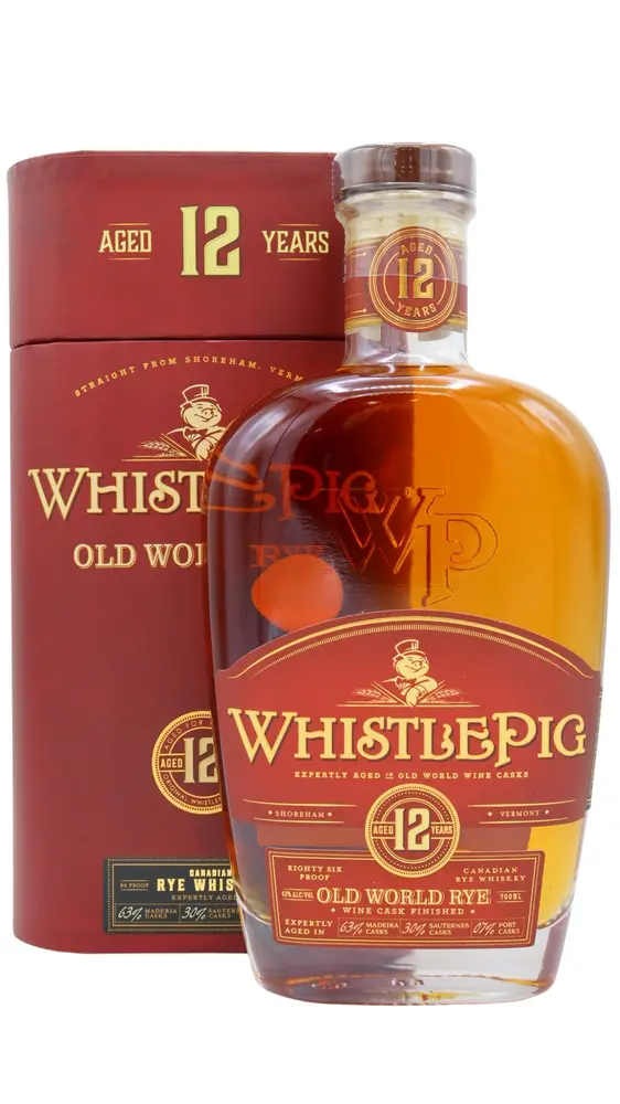 WhistlePig - 12 year old Old World Series Rye Whiskey 70cl 43% ABV