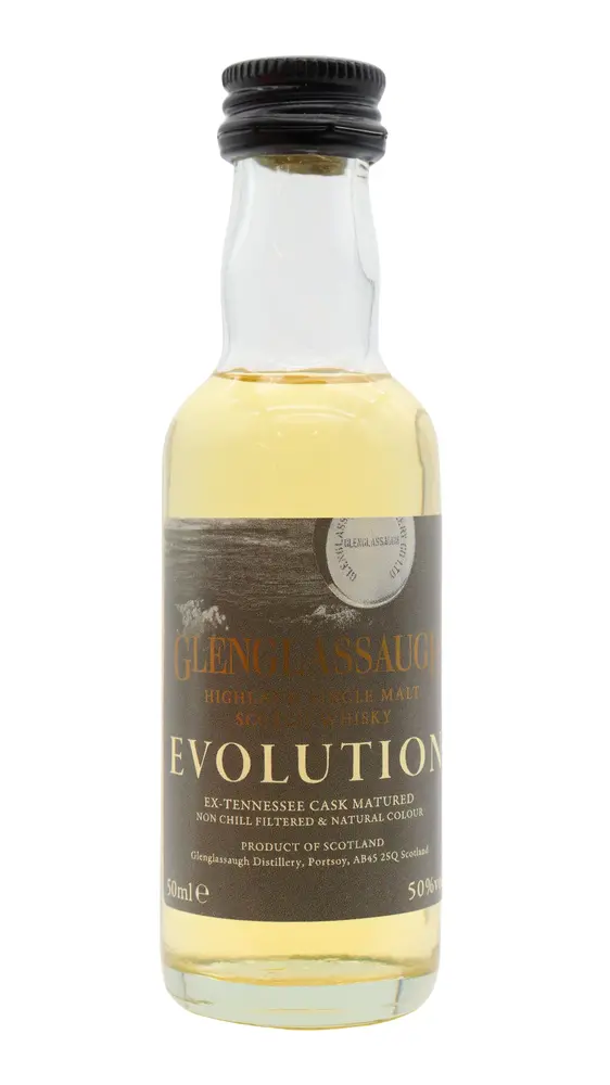 Glenglassaugh - Evolution Highland Single Malt Scotch Whisky 5cl 50% ABV Miniature