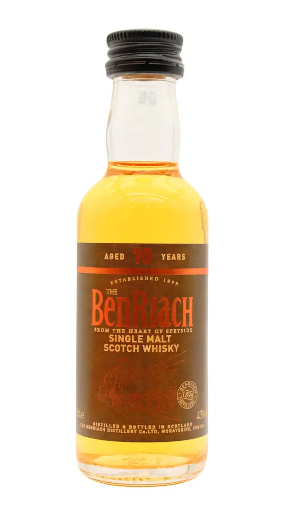 Benriach - 10 year old Single Malt Whisky 5cl 43% ABV Miniature