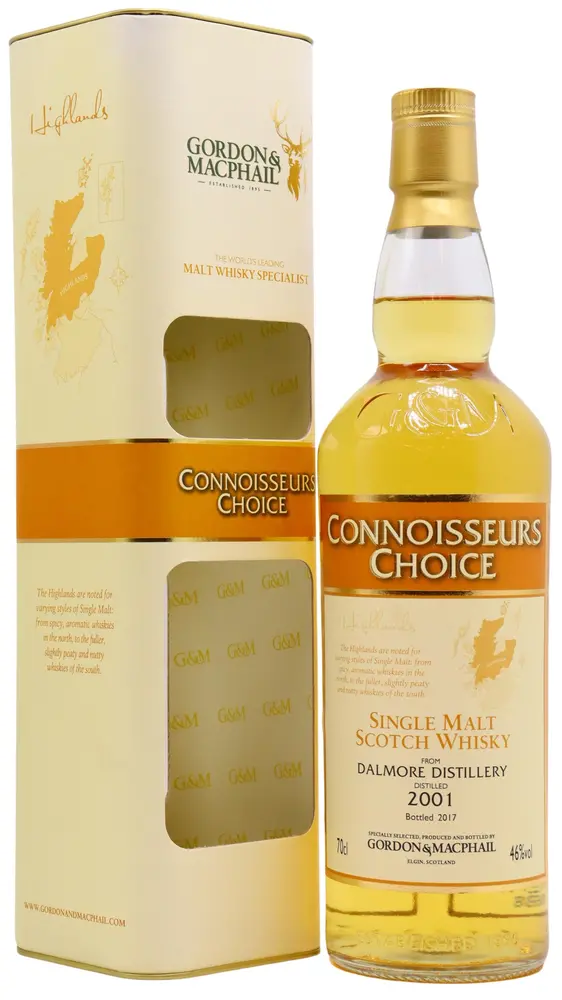 Dalmore - 15 year old Connoisseurs Choice Single Malt Scotch 2001 Whisky 70cl 46% ABV