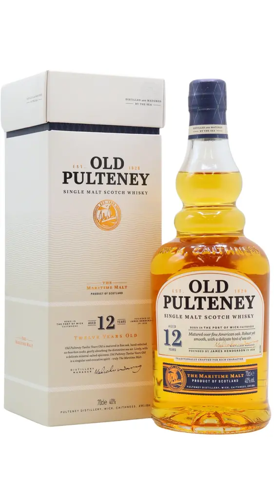 Old Pulteney - 12 year old Single Malt Scotch Whisky 70cl 40% ABV