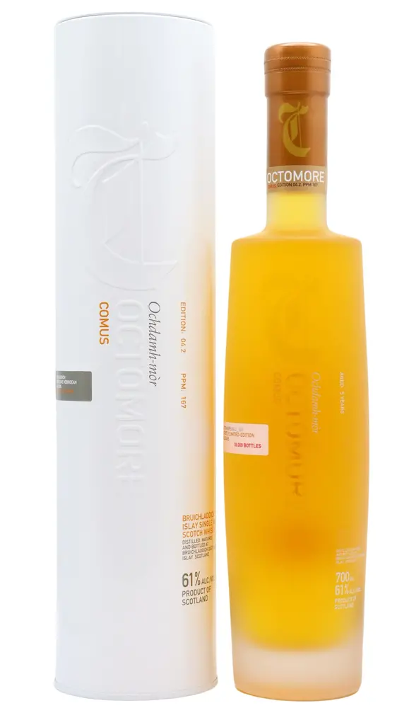 Octomore - 5 year old 04.2 Comus Islay Single Malt 2006 Whisky 70cl 61% ABV