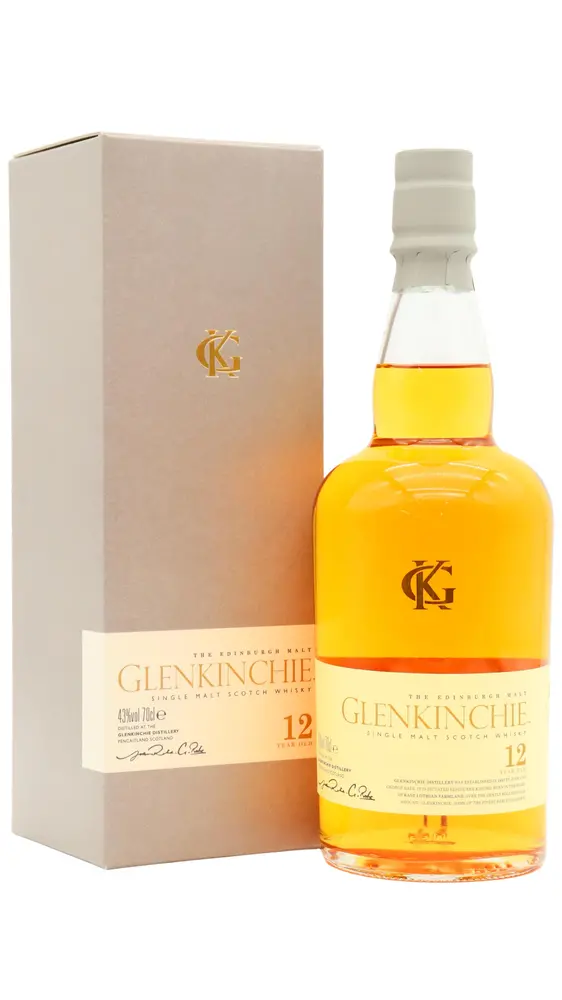 Glenkinchie - 12 year old Single Malt Scotch Whisky 70cl 43% ABV