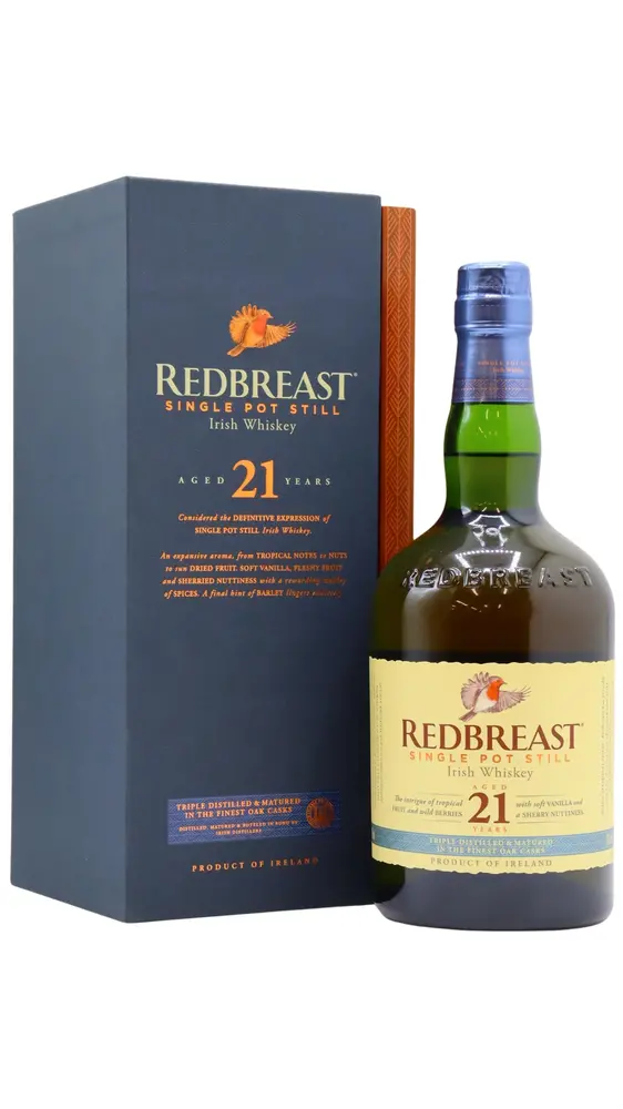 Redbreast - 21 year old Single Pot Still Irish Whiskey 70cl 46% ABV