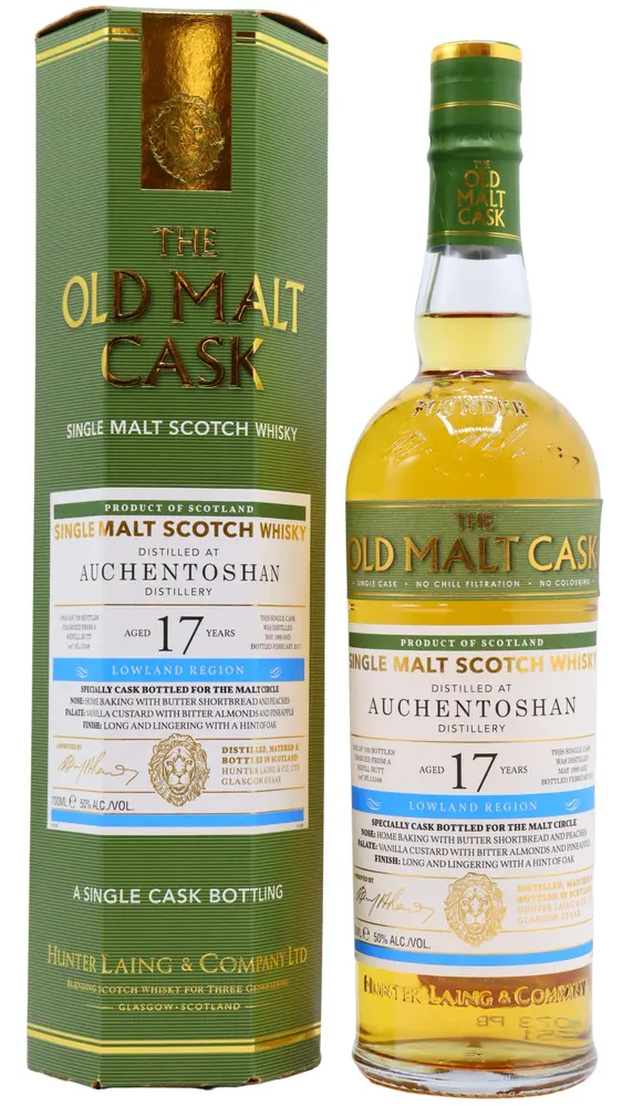 Auchentoshan - 17 year old Old Malt Cask Single Malt Scotch 1999 Whisky 70cl 50% ABV