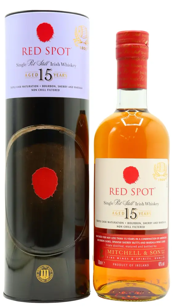 Red Spot - 15 year old Single Pot Still Irish Whiskey 70cl 46% ABV