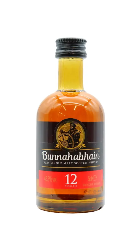 Bunnahabhain - 12 year old Islay Single Malt Whisky 5cl 46.3% ABV Miniature