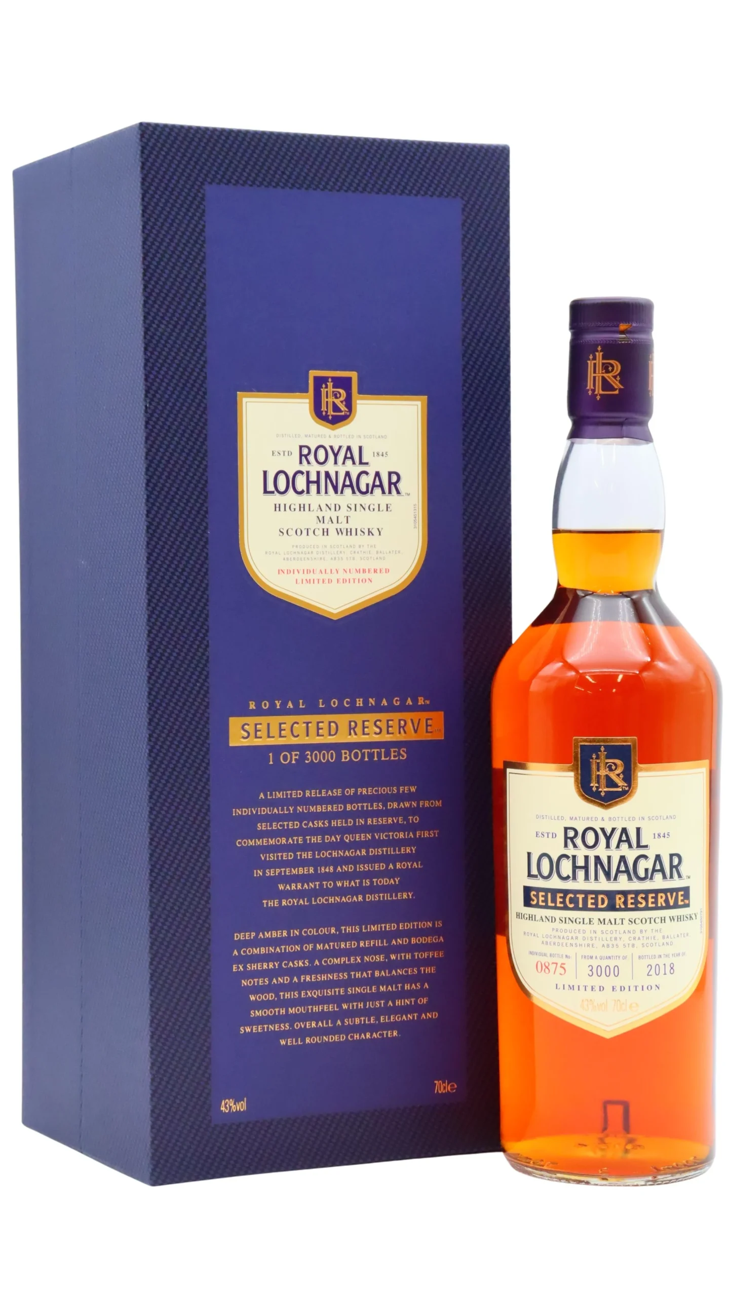 Royal Lochnagar - Selected Reserve Single Malt Scotch Whisky 70cl 43% ABV