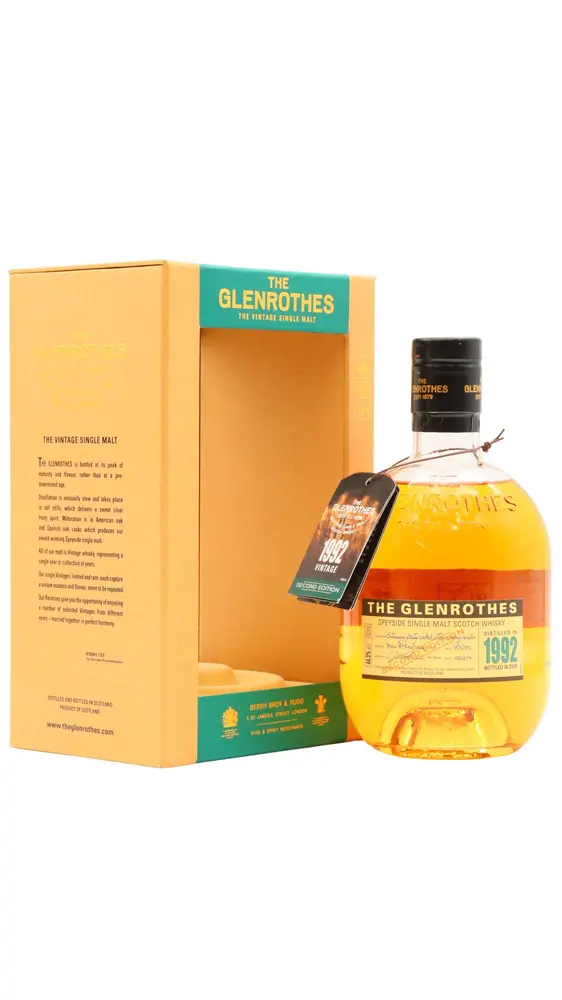Glenrothes - 23 year old Vintage Release 2nd Edition 1992 Whisky 70cl 44.3% ABV