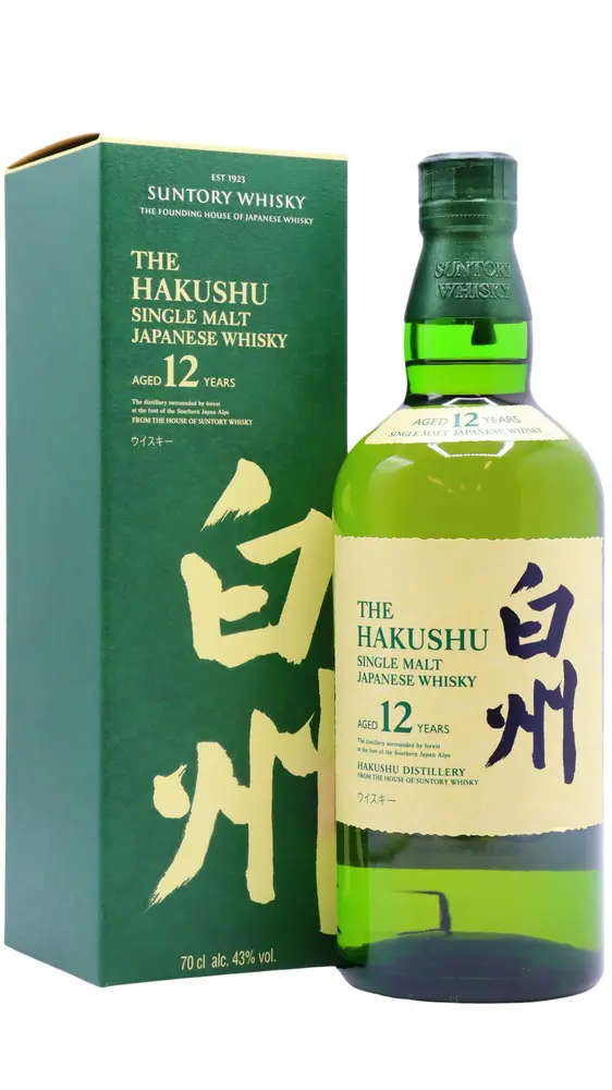 Hakushu - 12 year old Single Malt Japanese Whisky 70cl 43% ABV