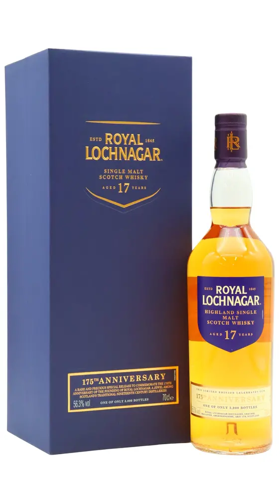 Royal Lochnagar - 17 year old 175th Anniversary Single Malt Scotch Whisky 70cl 56.3% ABV